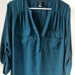 Harper-Georgette Pullover Blouse